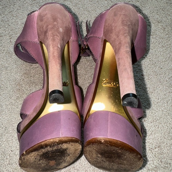 Gucci Iman Triple-Ankle Strap Platform Sandals, size 39 - Picture 8 of 10